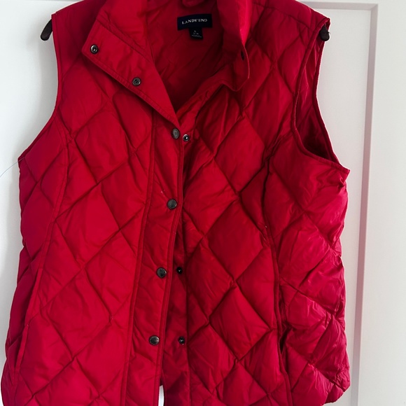 Vintage Lands End Quilted Puffer Vest - Picture 1 of 3